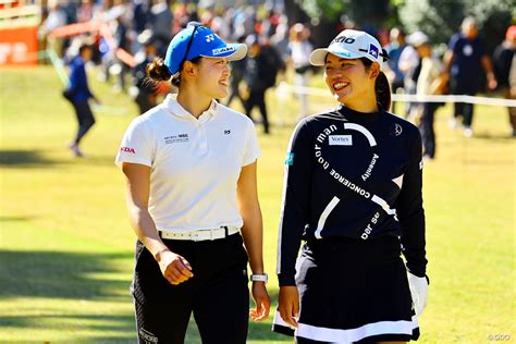 2023年 Jlpgaツアーチャンピオンシップリコーカップ 初日 岩井千怜＆櫻井心那｜gdo ゴルフダイジェスト・オンライン