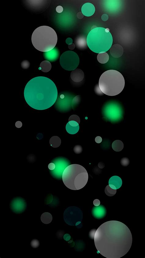 Green Abstract Bokeh Bubbles Circles Hd Phone Wallpaper Peakpx