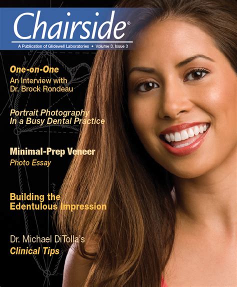 Chairside® Magazine Volume 3 Issue 3 Editor S Letter