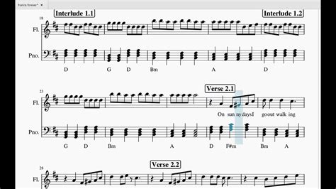 Mitski Francis Forever Flute Sheet Music Youtube