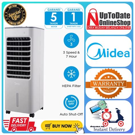 Jual Air Cooler 4 8l Midea Ac100 18b Ac100 18b Big Water Tank Low Watt Shopee Indonesia