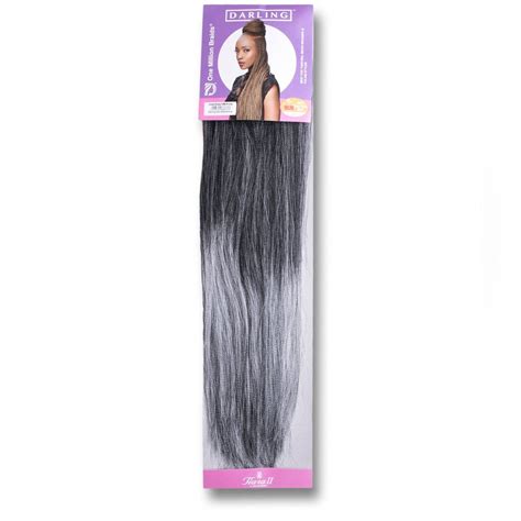 Darling One Million Braid 20 Ombre Colour 1 Grey 3 Packs Shop Today Get It Tomorrow