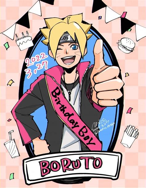 Boruto Uzumaki 🎂happy Birthday🥳 Boruto Animes Boruto Anime