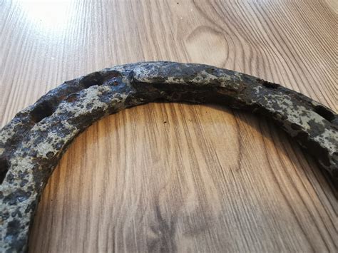Antique Horseshoe Original Relic Vintage Hand Forged Iron Horseshoe