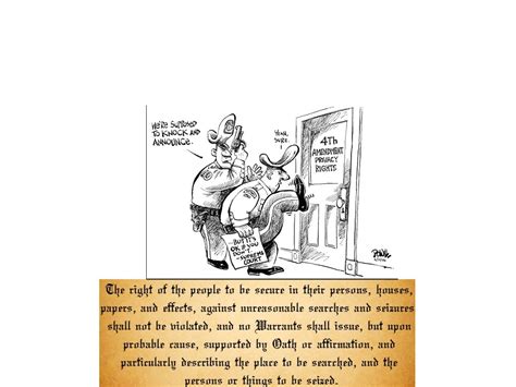 8th Amendment Political Cartoon