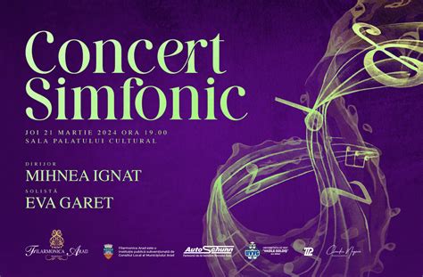 Concert Simfonic Joi Martie Filarmonica Arad