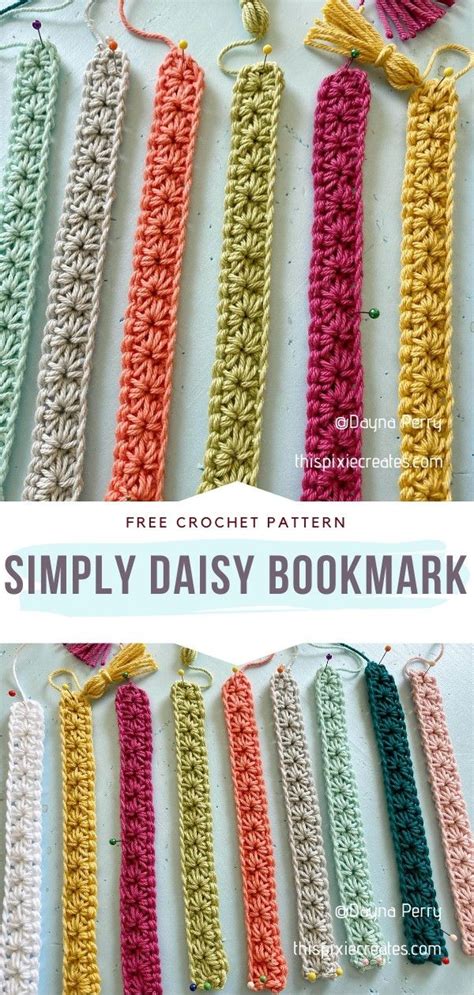 Beautiful Decorative Bookmarks Free Crochet Patterns Crochet