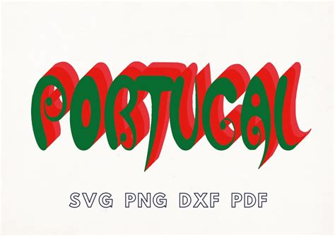 Portugal Svg Portuguese Svg Retro Font Svg Portugal Template Portugal Stencil Portugal