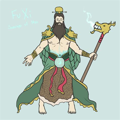 SMITE - Fu Xi, Sovereign of Man by Kaiology on DeviantArt