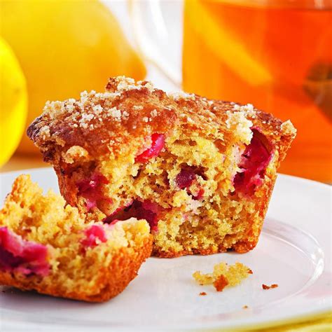 Lemon Cranberry Muffins