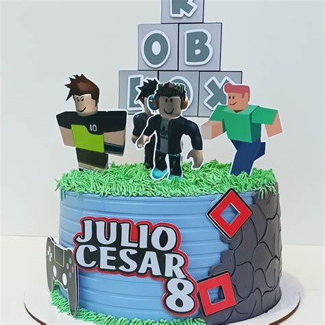 Bolo Roblox 60 Modelos Divertidos Para A Sua Festa