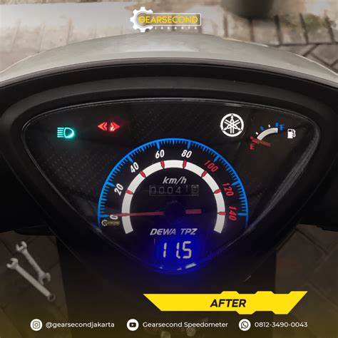 Ini Cara Rawat Speedometer Costum Mio Sporty Anti Rusak Dipakai Lama