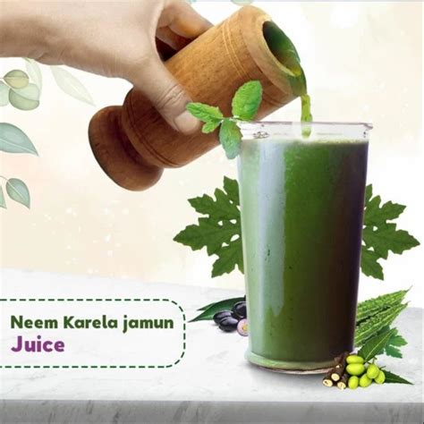 Neem Karela Jamun Juice Ml Jamun Neem Karela Juice Latest Price