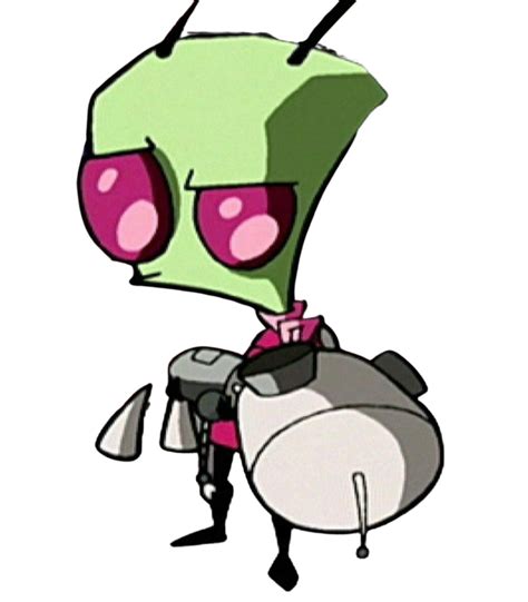 Zim Holds Gir By Dracoawesomeness On Deviantart