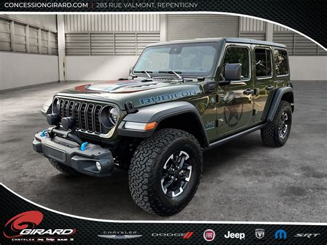 Jeep Wrangler 4xe WRANGLER RUBICON HYBRID 2 TOITS 2024 24P064