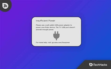 Top 7 Ways To Fix Roku Low Power Or Insufficient Power Issue