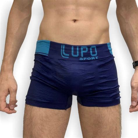 Kit Cueca Lupo Boxer Micro Fibra Importada Sem Costura Box Estampadas