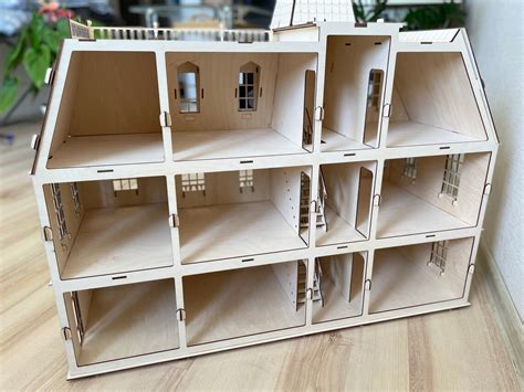 Bostonian Mansion Dollhouse Wooden Dollhouse Miniature Diy Etsy