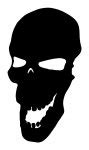 Skull Vinyl Decal Sticker Skull And Crossbones Decals Skull