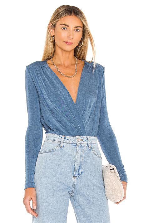 Free People X REVOLVE Turnt Bodysuit In Copenhagen Blue REVOLVE