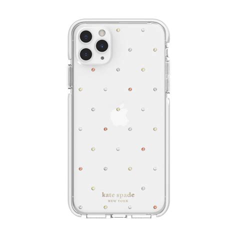 Kate Spade Defensive Hardshell Case Pin Dot Clear for iPhone 11 Pro Max ...