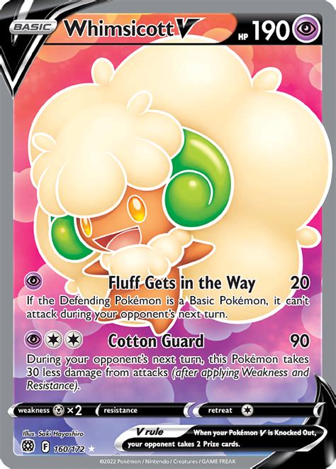 Bestudeer De Huidige Waarde Van Uw Whimsicott V Pokemon Kaart Van