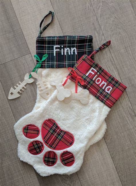 Dog Stocking, Paw Stocking, Stockings for Pets, Stocking in Shape of a Paw, Stockings for ...