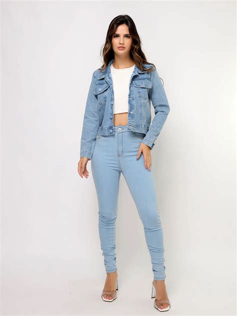 Jaqueta Jeans Feminina O Encapado Shein Brasil