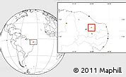 Physical Location Map Of Tabuleiro Grande Highlighted Country