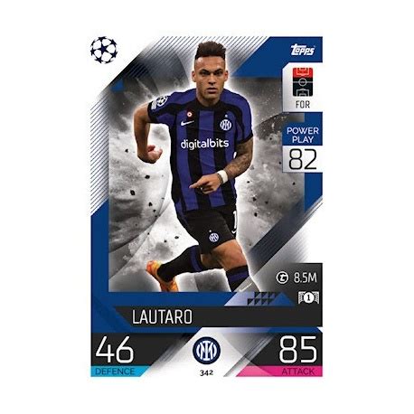 Venta Cromos Lautaro Martinez Inter Milan Topps Match Attax 2022 23