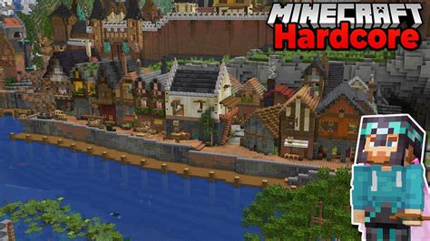 Transforming My Minecraft City Harbor In Hardcore Survival Youtube