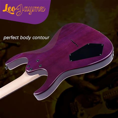 Leo Jaymz Guitarra eléctrica Serie Monsoon Violet Ocean Yaxa Colombia