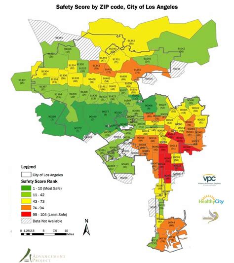 Los Angeles Safety Map - Zoning Map