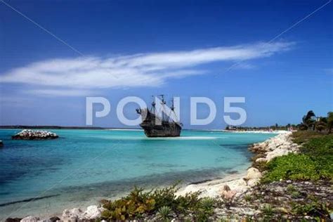 Caribbean pirate ship Stock Photo ~ Image #35549860