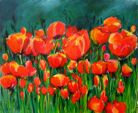poppies  behance