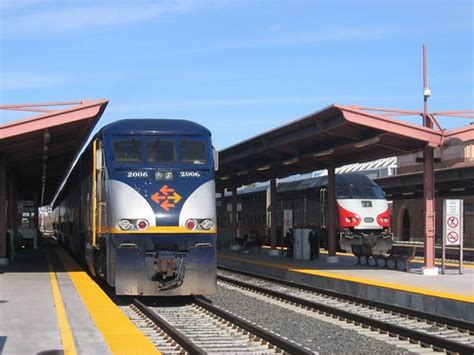 Amtrak Capitol Corridor And Caltrain At San Jose Station Flickr