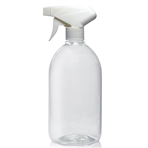 500ml Clear PET Sirop Bottle With Trigger Spray Glass Bottles