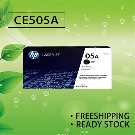 HP CE505A 05A Black Original LaserJet Toner Cartridge Shopee Malaysia