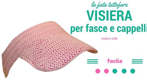 Tutorial Visiera Per Fasce E Cappelli Lafatatuttofare Youtube