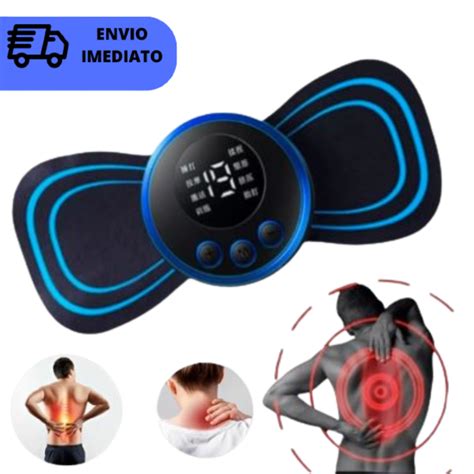 Massageador Portátil Elétrico Recarregavél Relaxante Muscular Alivia