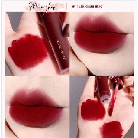 Son Kem Lì Romand Zero Màu 21 Đỏ Trầm Son Romand Zero Velvet Tint 21