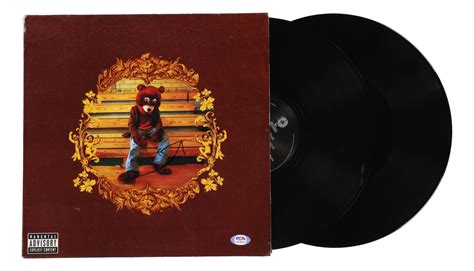 Kanye West Signed The College Dropout Vinyl Record Album Psa