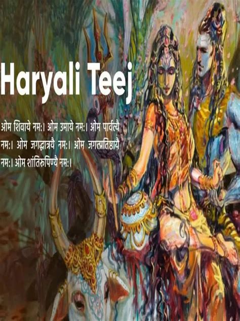 Hariyali Teej 2023 What To Do During This Festival Times Of India