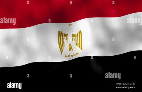 National Flag Of Egypt Waving Stock Videos And Footage Hd And 4k Video