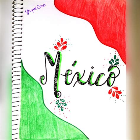 Portada Inspirada En La Bandera De Mexico