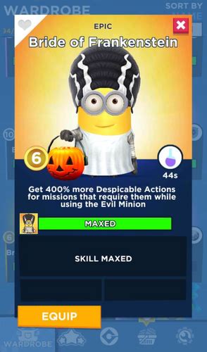 Bride Of Frankenstein Minion Costume Despicable Me Wiki Fandom