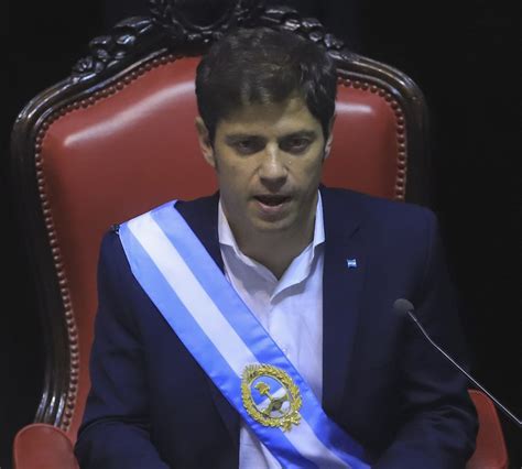 Gobernador de la provincia de Buenos Aires a la oposición Déjense de