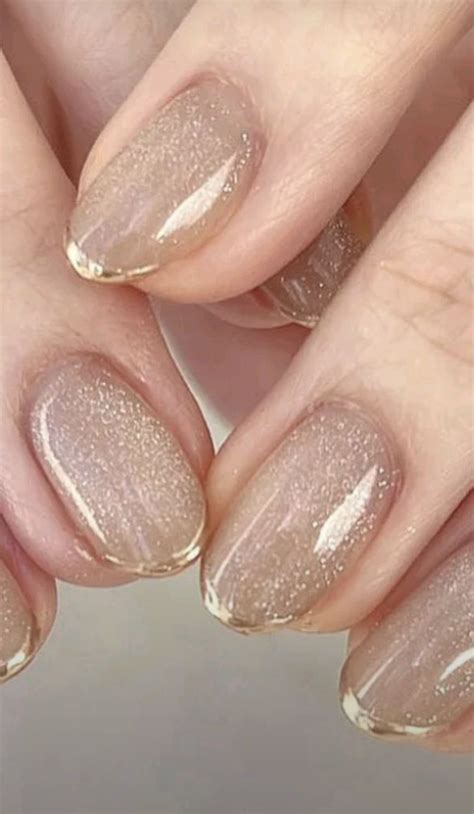 Gold Gel Nails Simple Gel Nails Elegant Nails Stylish Nails Fancy