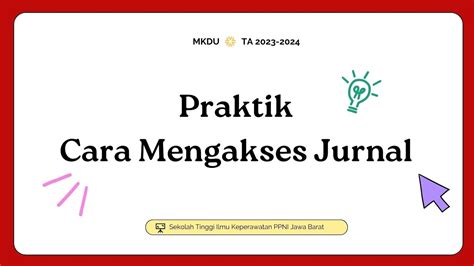 Cara Mudah Akses Jurnal Praktik Cara Mengakses Jurnal Keperawatan D