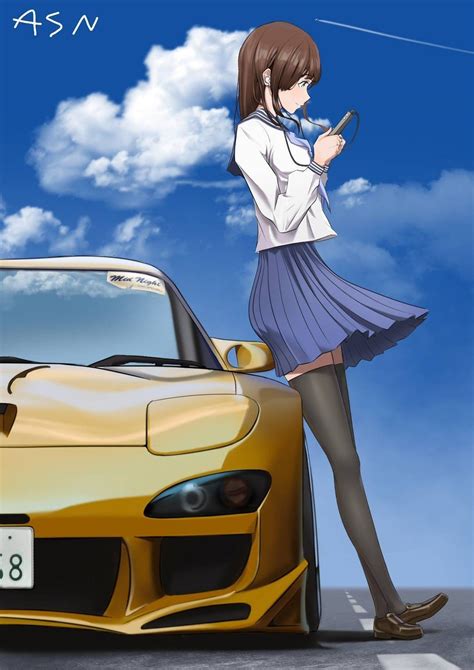 Anime Girl JDM Wallpapers Wallpaper Cave